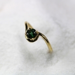 Blue/Green Maine Tourmaline Ring