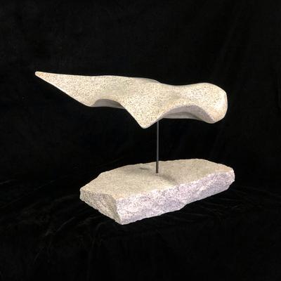 Maine Granite ~ Hand Carved Floating Sculpture