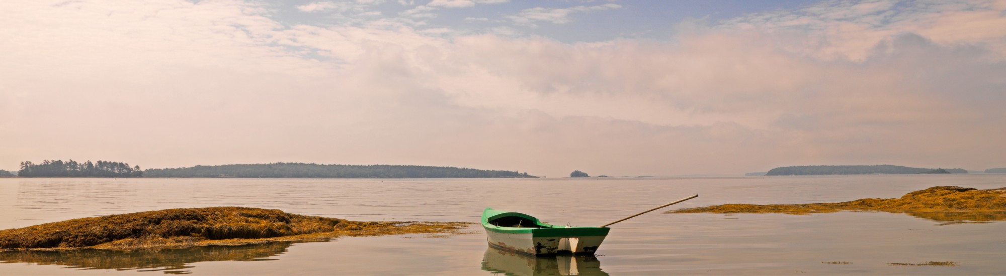 Boat on a lake