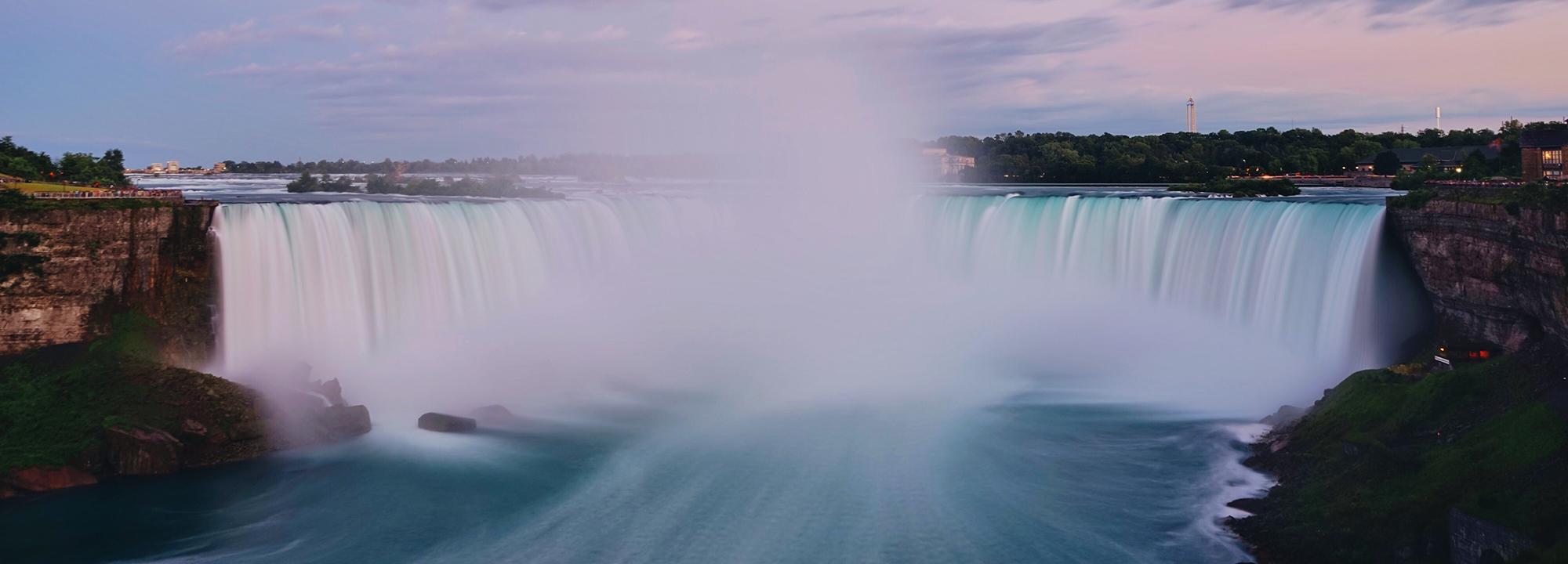 Large Beautiful Waterfall