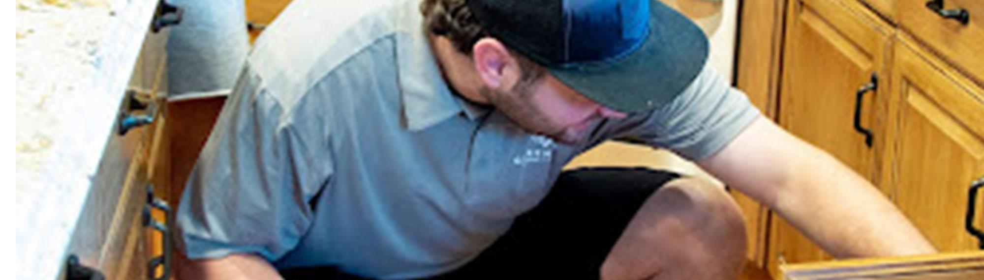 scranton pest control pro treating home
