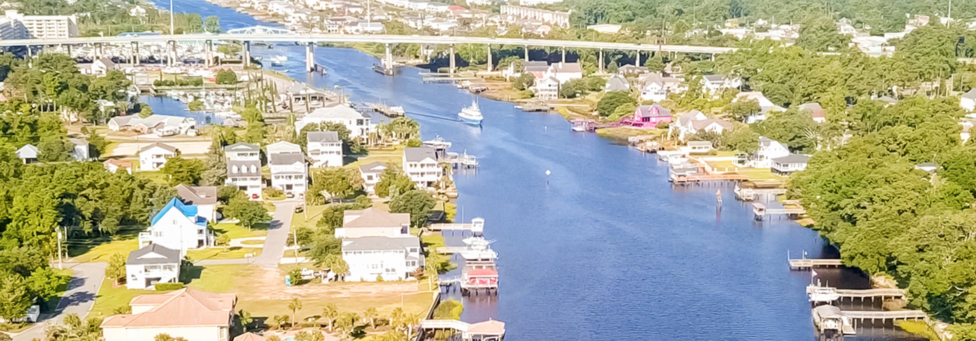 intercoastal waterway in Little River, SC