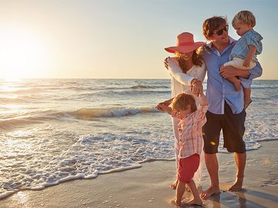 family beach vacation
