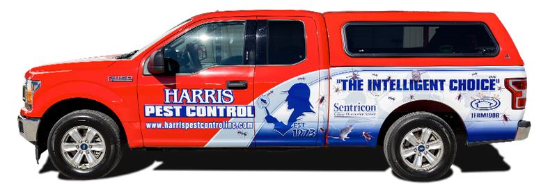 harris pest control service truck