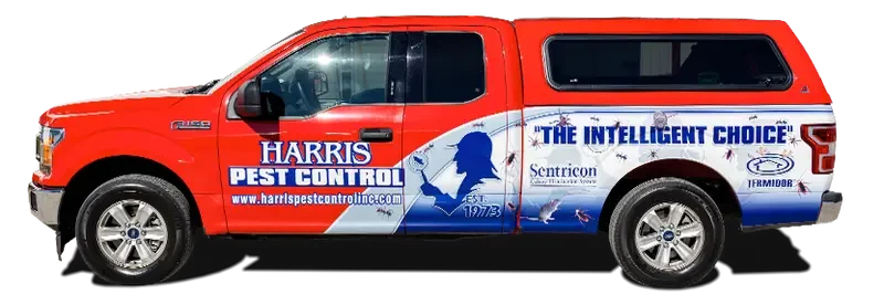 harris pest control service truck