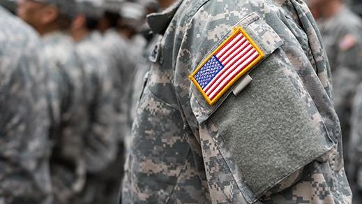 men and women in military