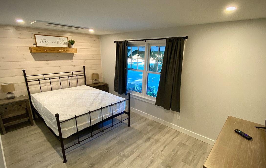 bedroom in cabin