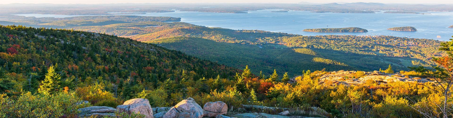 view of mount desert island