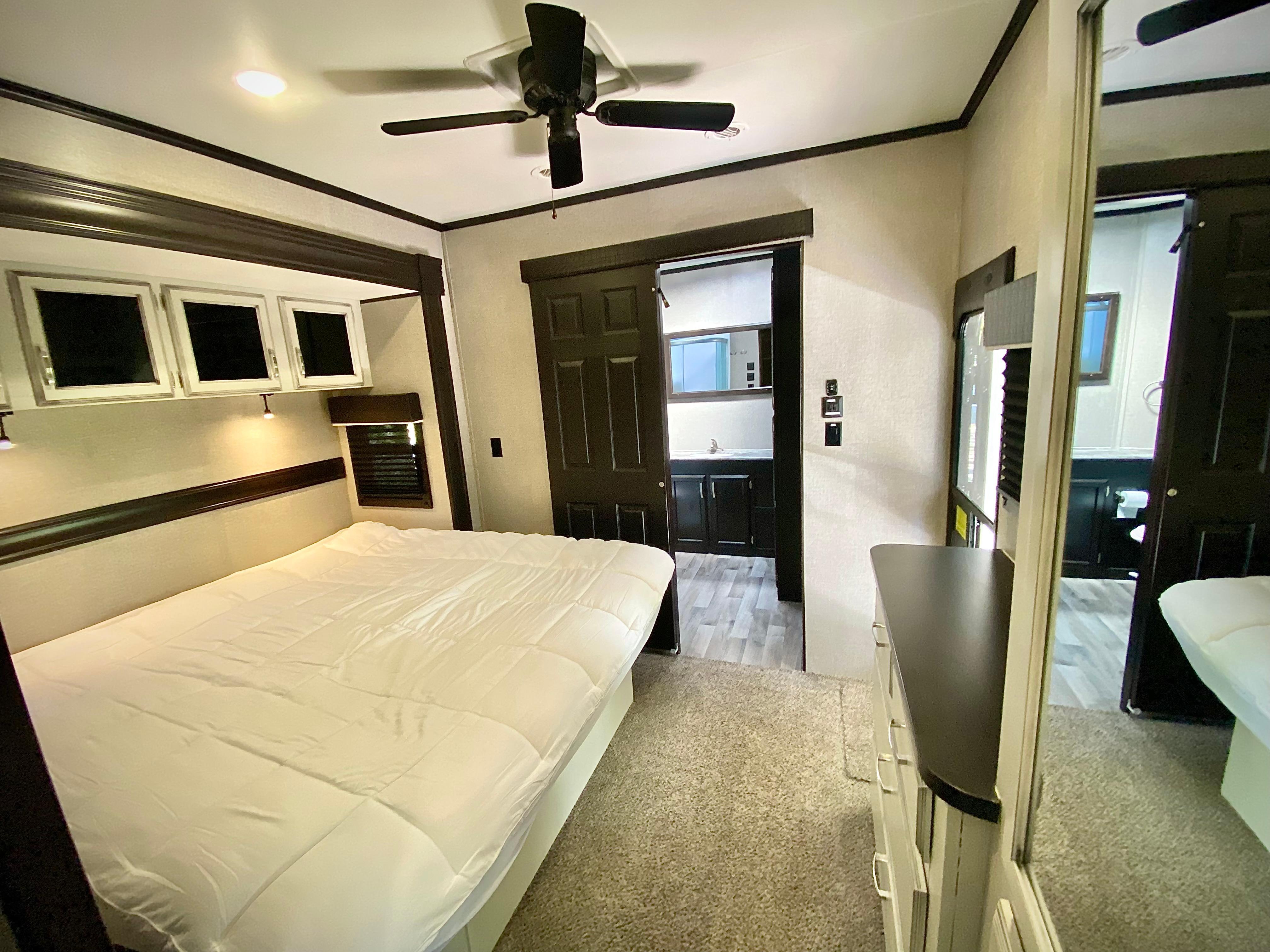 rv bedroom interior