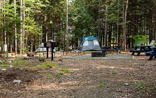 group camping sites at smuggler's den campground