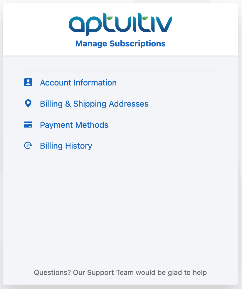 Billing account