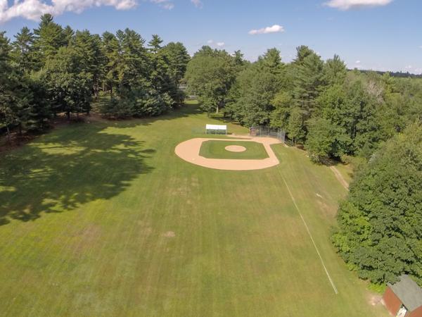 Baseball field - drone