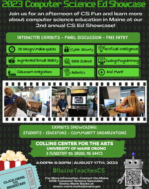 2nd Annual CS Showcase to be held at UMaine's Collins Center Aug 17