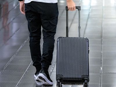 person with suitcase