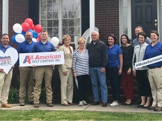 hometown hero award ceremony