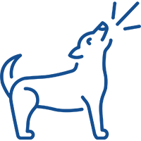 dog barking icon