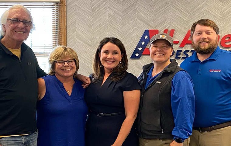 Learn More About Why All-American Is The Best Choice For Pest Control al erin and family