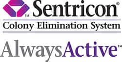 sentricon logo with always active