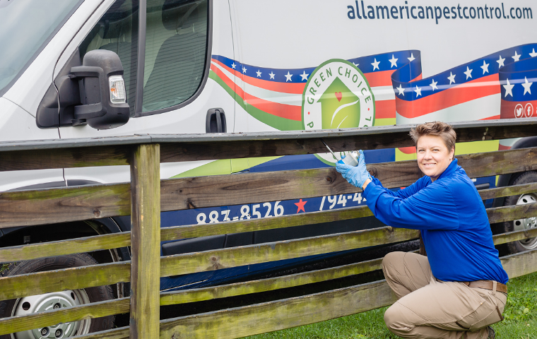 Learn More About Home Pest Control In Franklin TN all american tech outside of clients home in franklin tennessee