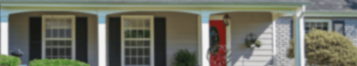 close up view of a tennessee home front porch