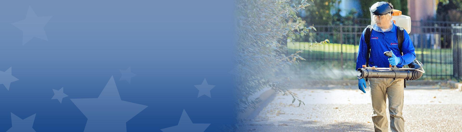 Effective Mosquito Control In Nashville a mosquito treatment in process