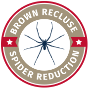 Ultra-Low Level Brown Recluse Spider Management brown recluse spider reduction ultra-low badge