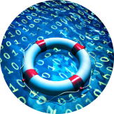 Disaster recovery icon