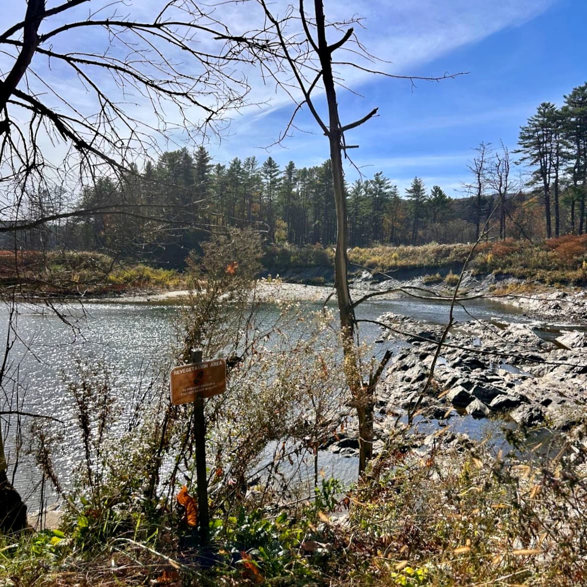 Pond at base of gorge