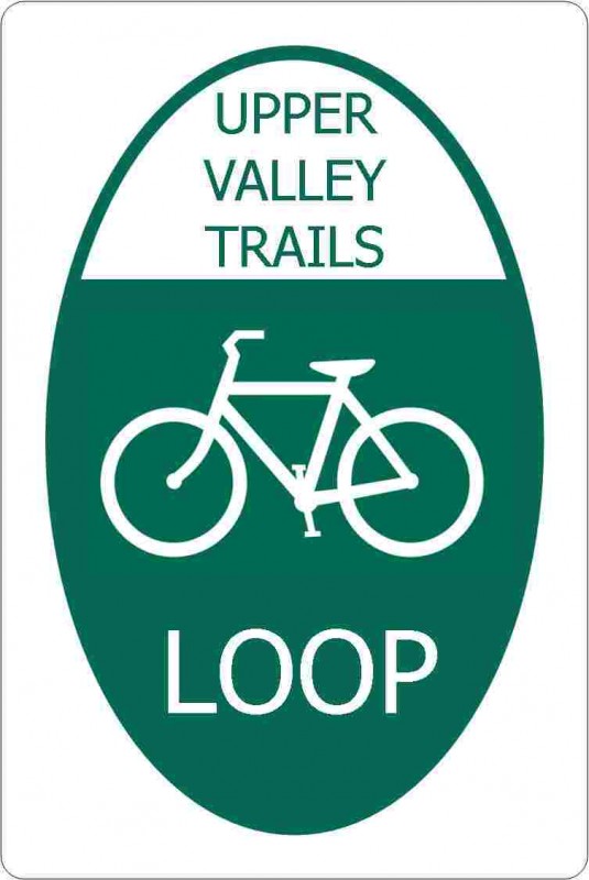 Trail Sign Loop. Image Upper Valley Loop Trail - Trail Finder