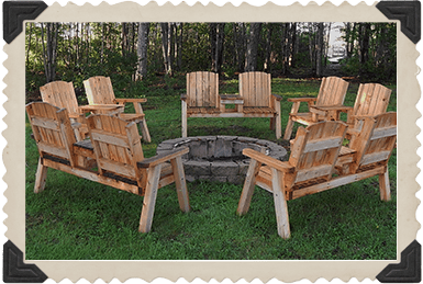 Chairs around a Firepit