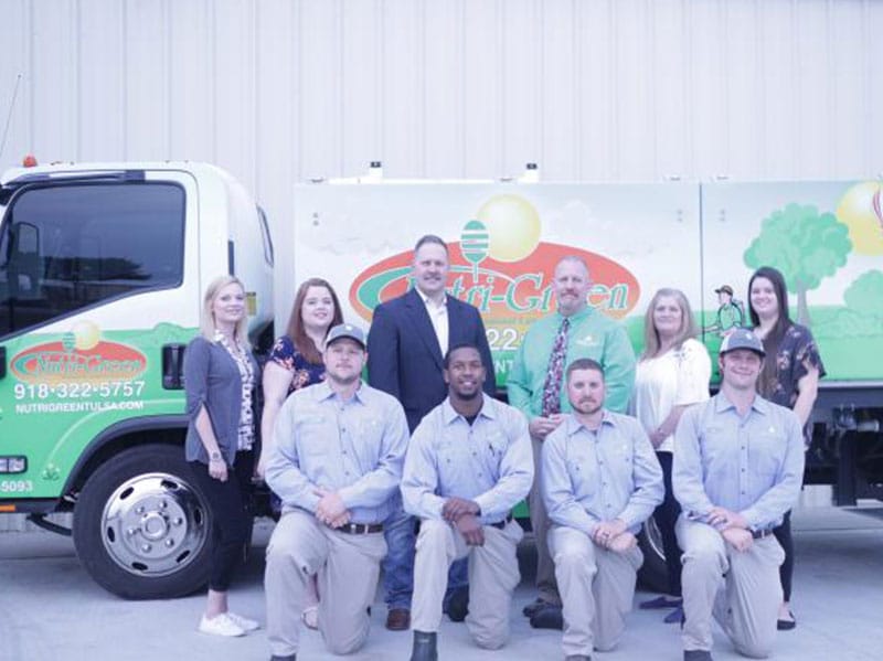 nutri-green lawn care team
