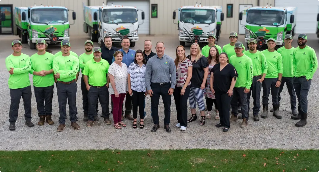 the nutri-green lawn care team in tulsa