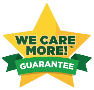 we care more guarantee badge