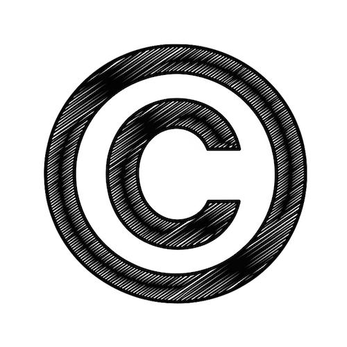 Copyright rules and Swank icon depicting the copyright logo